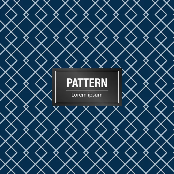 Geometric pattern background. Minimal and modern blue background — Stock Vector