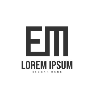 Me Letter Logo Design Free Vector Eps Cdr Ai Svg Vector Illustration Graphic Art