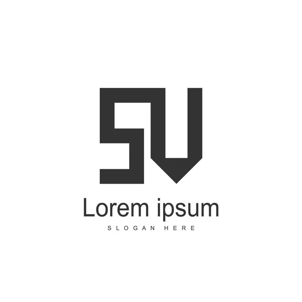 Letter Logo Design Initial Letter Logo Template — Stock Vector