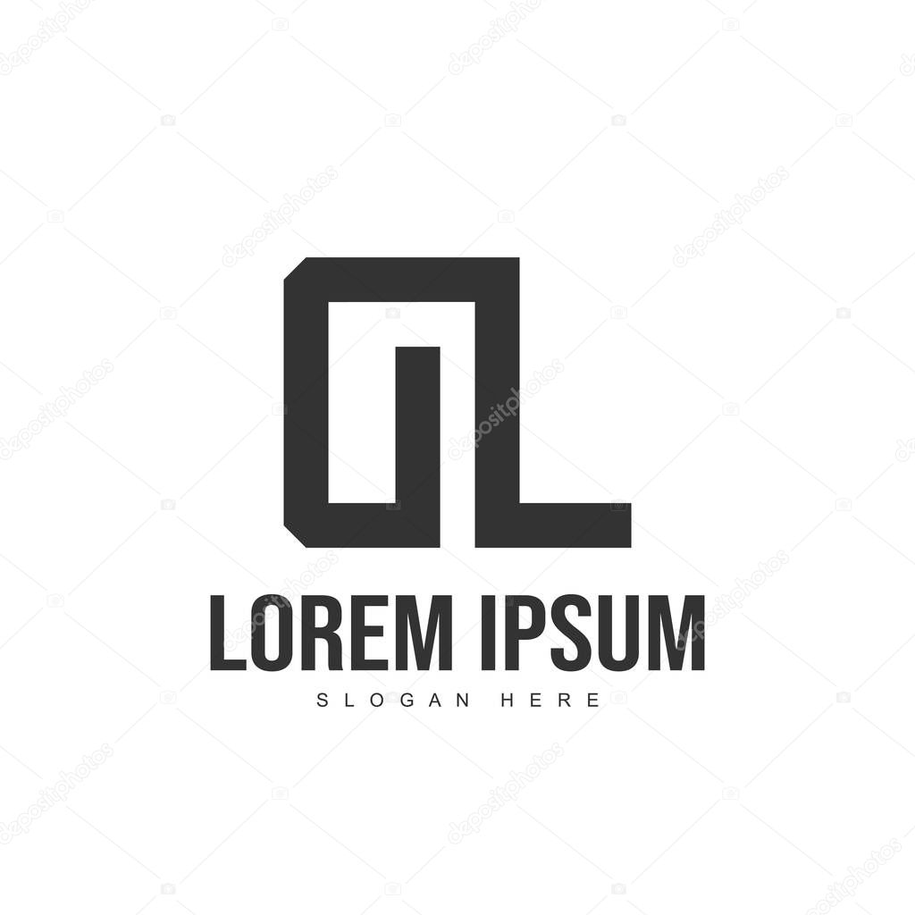 Dl Letter Logo Design Initial Letter Logo Template Design Larastock