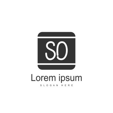 SD mektup logo tasarımı. İlk harf Sd logosu