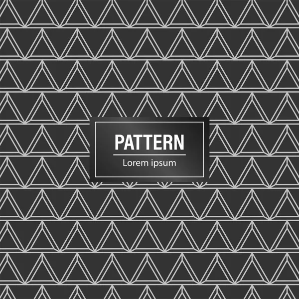 Minimal Geometric Pattern Background Modern Black Pattern Background — Stock Vector