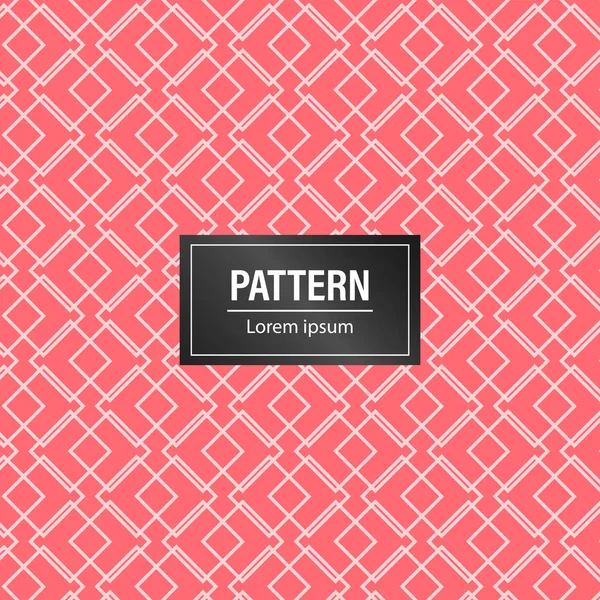 Minimale Abstrakte Muster Hintergrund Geometrisches Muster Mit Rosa Hintergrund — Stockvektor