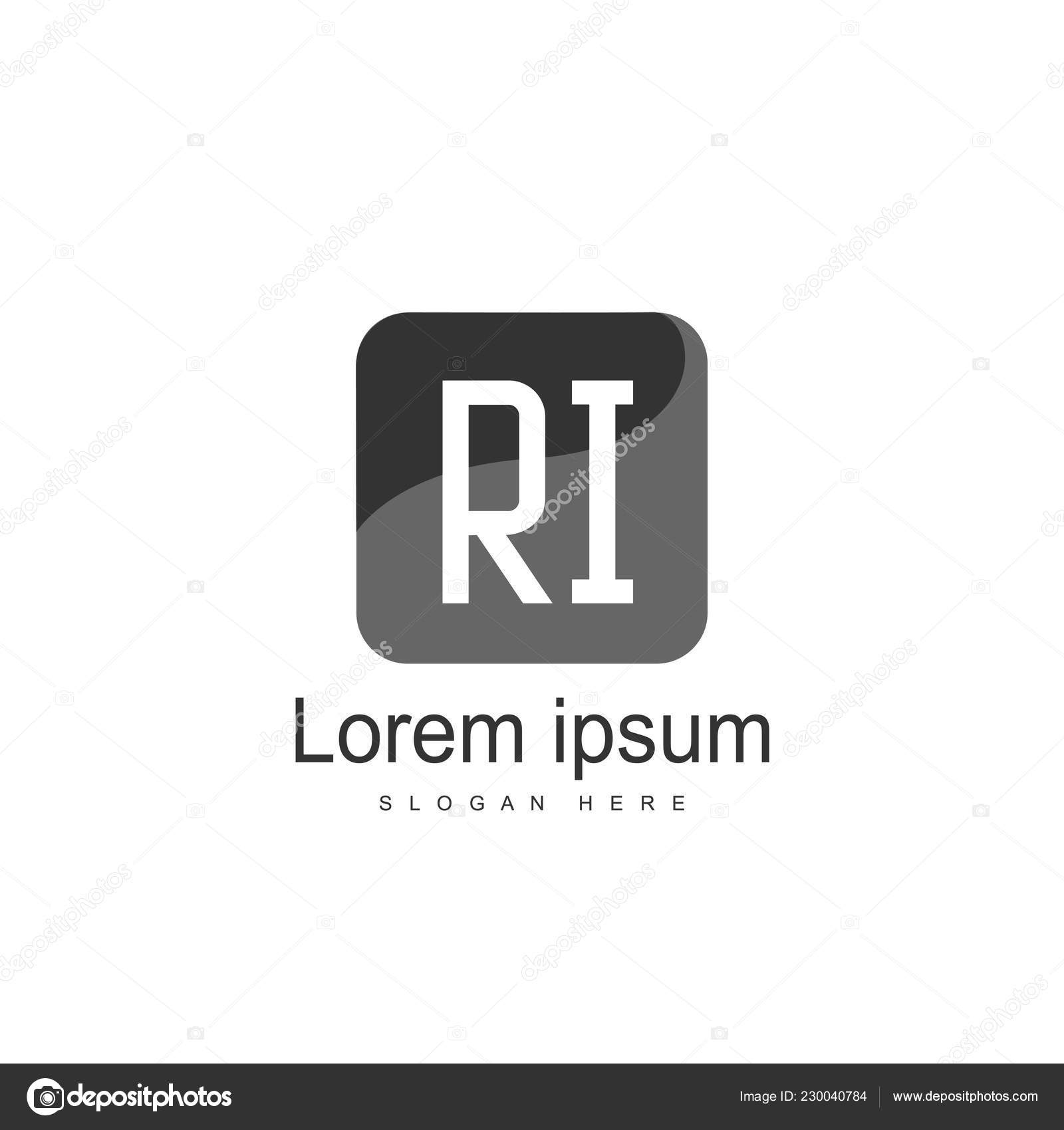 Logo Template Design Initial Letter Logo Template Design Stock Vector C Mohammad Em1414 Gmail Com 230040784