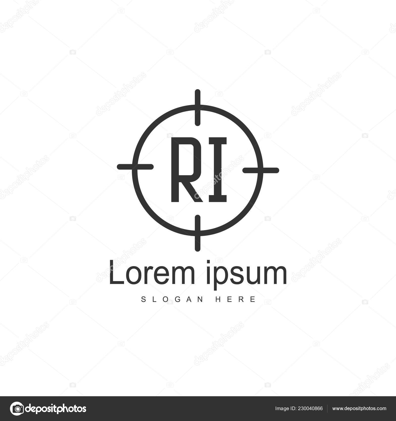 Logo Template Design Initial Letter Logo Template Design Stock Vector C Mohammad Em1414 Gmail Com 230040866