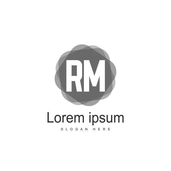 Logo Tasarım Şablonu Harf Logo Tasarım Şablonu — Stok Vektör