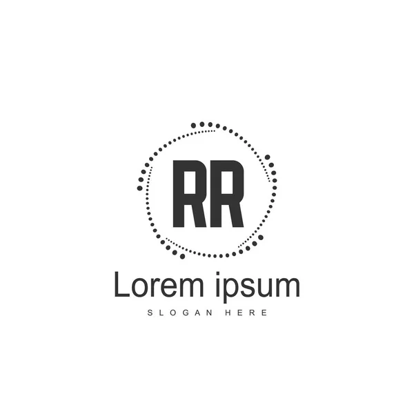 Logo Şablonu Minimalist Mektup Logo Tasarım Şablonu — Stok Vektör