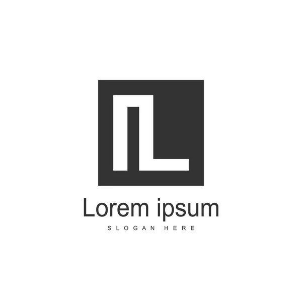 Alkuperäinen Letter Logo Malli Suunnittelu Minimalistinen Kirje Logo Malli — vektorikuva