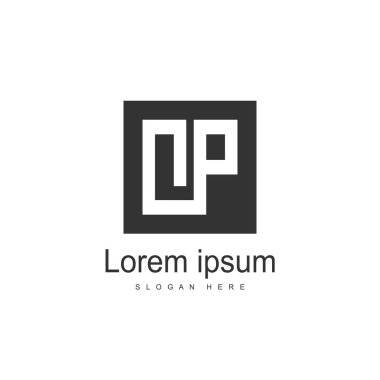 İlk harf O Logo şablonu vektör tasarımı