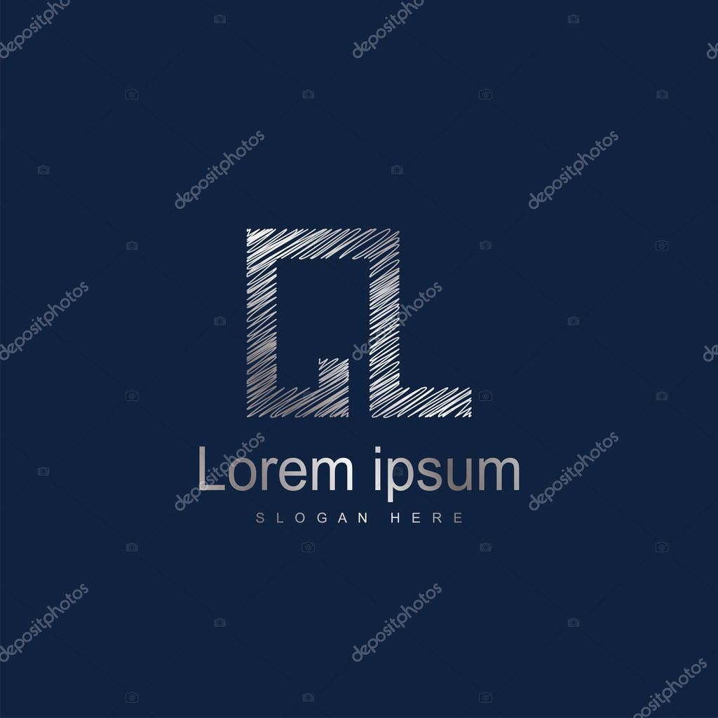 Initial Letter CL logo Template Vector Design
