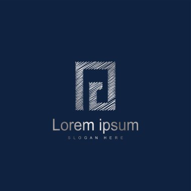 İlk harf IG Logo vektör tasarım şablonu. Soyut mektup logo tasarımı