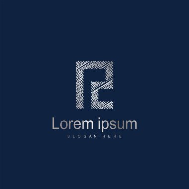 İlk harf ız Logo vektör tasarım şablonu. Soyut mektup logo tasarımı