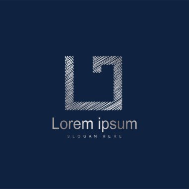 İlk harfleri Lc Logo vektör tasarım şablonu. Soyut mektup logo tasarımı