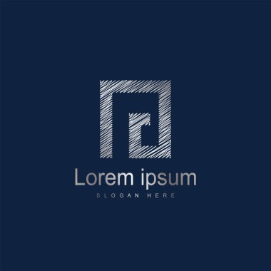 İlk harf Ng Logo şablonu vektör tasarımı