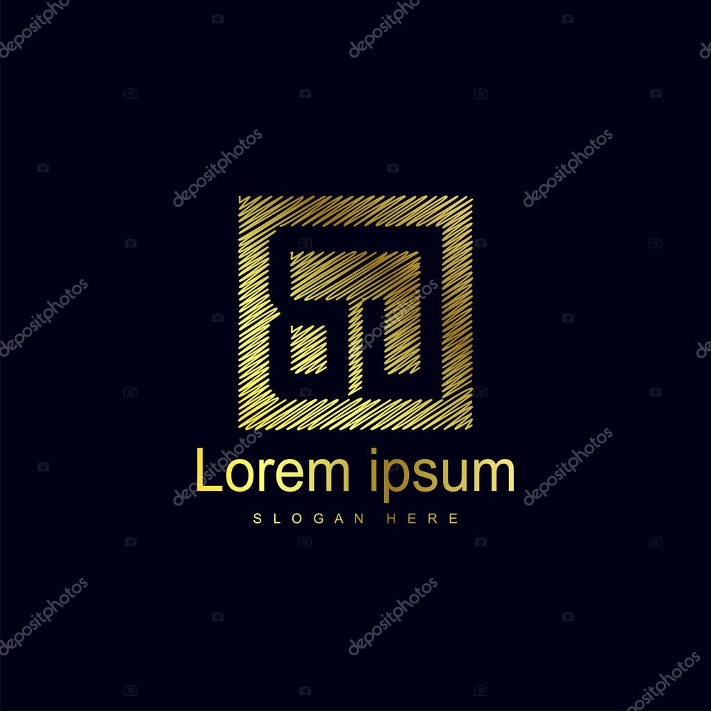 Initial Letter BD Logo Template Vector Design