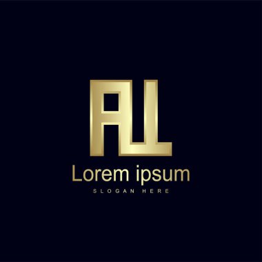İlk harf, Logo şablonu vektör tasarımı