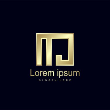İlk harf Mc Logo şablonu vektör tasarımı