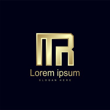 İlk mektup Bay Logo şablonu vektör tasarımı