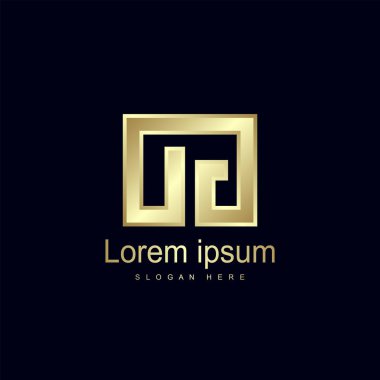 İlk harf Og Logo şablonu vektör tasarımı