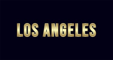 Los Angeles şehir Tipografi vektör tasarımı. Selamlar T-shirt, poster, kartı ve daha fazlası için