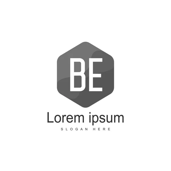 Harf Logo Tasarım Şablonu — Stok Vektör