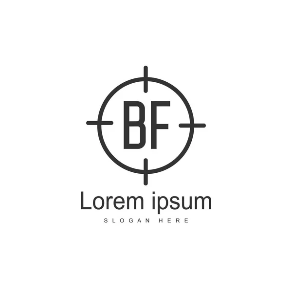 Modelo Inicial Logotipo Letra Design — Vetor de Stock