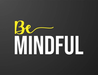 T-shirt ve Konfeksiyon grafik, poster, baskı, posta kartı için dikkatli tipografi siyah arka plan olmak