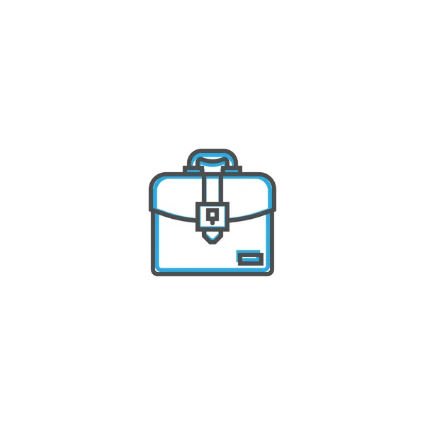 Design linea icona valigetta. Illustrazione vettoriale icona aziendale — Vettoriale Stock