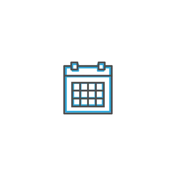 Calendar icon design. Essential icon vector illustration — Stock Vector
