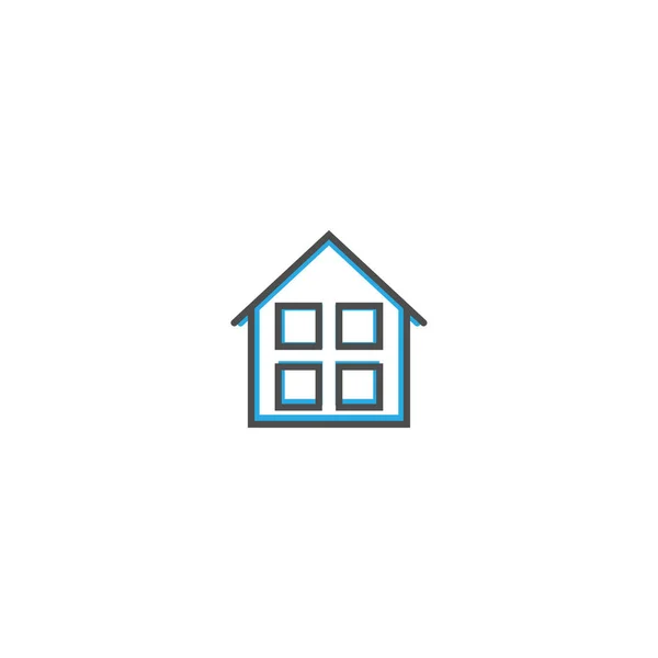 Home-Icon-Design. wesentliche Icon-Vektor-Illustration — Stockvektor