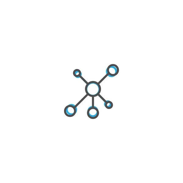Nätverk ikon design. Väsentliga ikonen vektorillustration — Stock vektor
