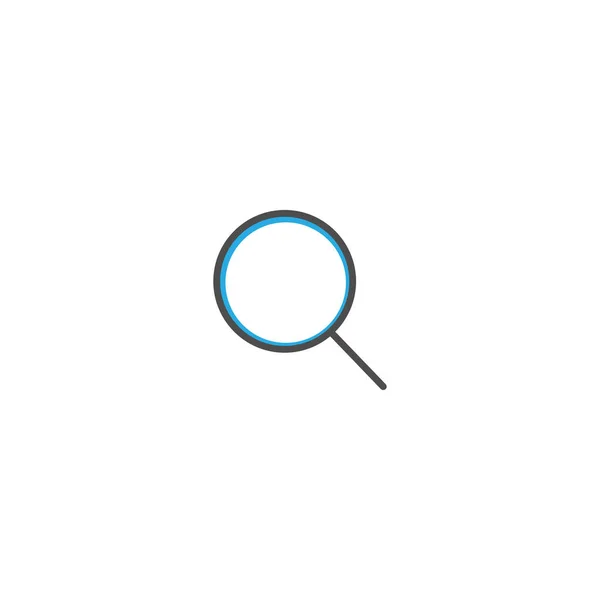 Search icon design. Essential icon vector illustration — Stock Vector