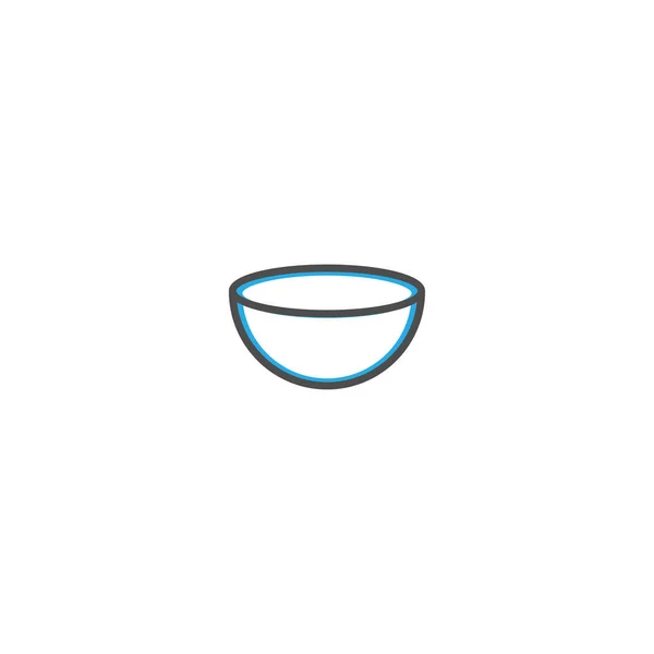 Дизайн піктограм чаші. Гастрономія значок Векторні ілюстрації — стоковий вектор