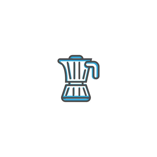Diseño del icono del café. Icono de la gastronomía vector ilustración — Archivo Imágenes Vectoriales