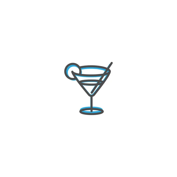 Glass icon design. Gastronomy icon vector illustration — Stock Vector