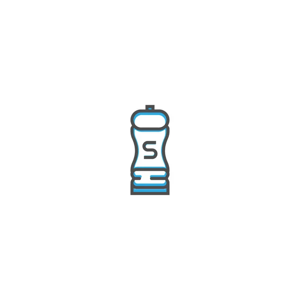 Salt icon design. Gastronomy icon vector illustration — Stock Vector