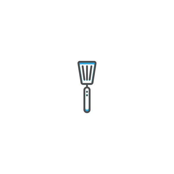 Spatule icône design. Illustration vectorielle icône de la gastronomie — Image vectorielle