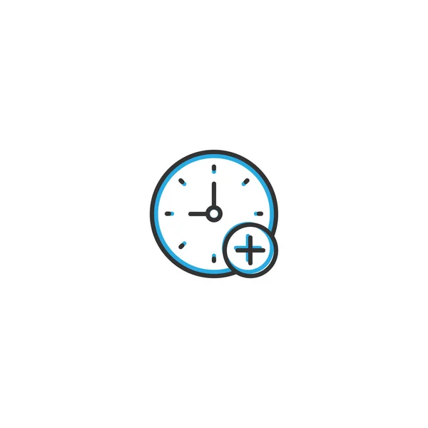 Design der Stoppuhr-Ikone. Interaktion Symbol Linie Vektor Illustration — Stockvektor