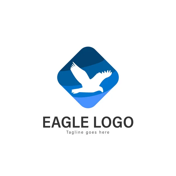 イーグルのロゴ ベクター デザイン。白い背景に分離されたモダンなイーグルのロゴのテンプレート — ストックベクタ