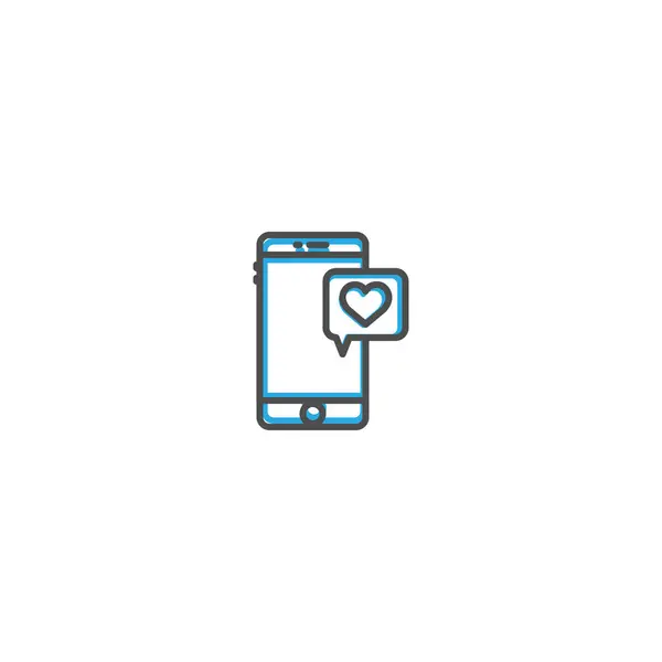 Smart phone Icon Design. Stile di vita icona vettoriale illustrazione — Vettoriale Stock