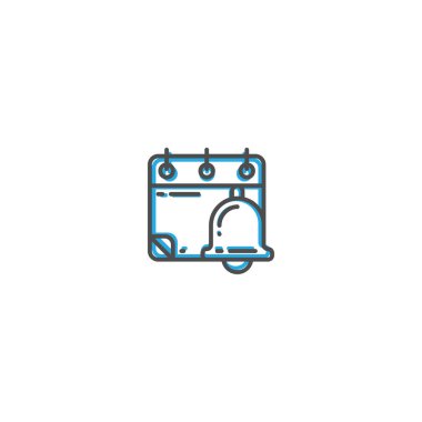 Modern ve minimalist simgesi tasarım. Yönetim simge vektör tasarımı