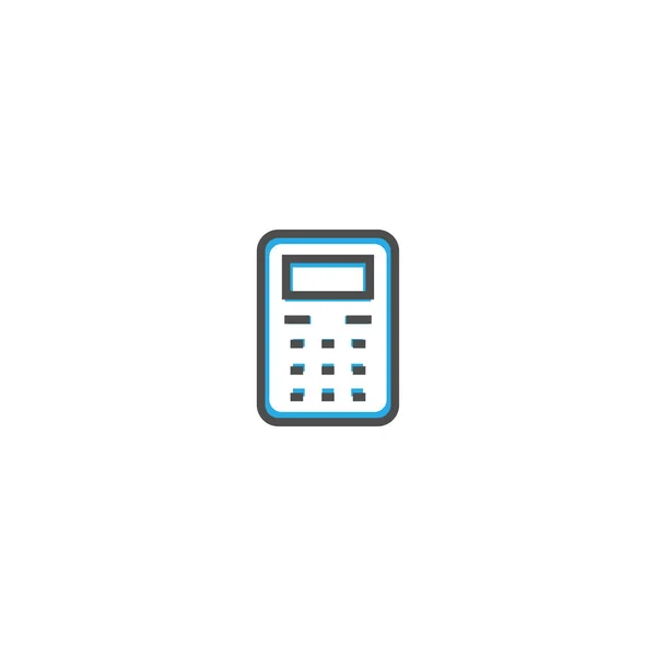 Calculator icon design. Stationery icon vector design — Stock Vector