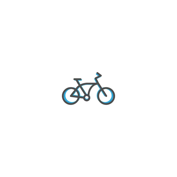 Design von Fahrradsymbolen. Verkehrsikone Vektor-Design — Stockvektor