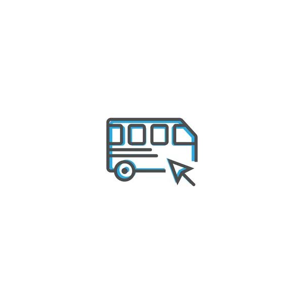 Bus pictogram ontwerp. Vervoer pictogram vector design — Stockvector