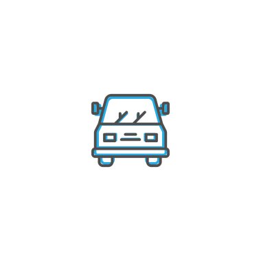 Araba simgesi tasarım. Ulaşım simge vektör tasarımı