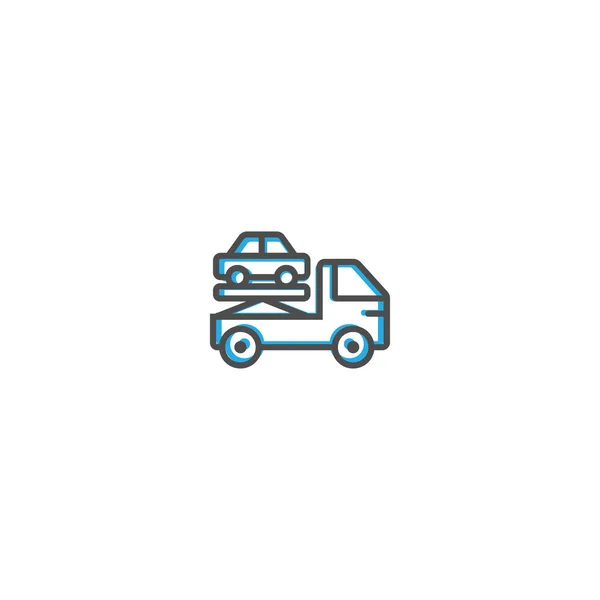 Crane icon design. Transportation icon vector design — Stock Vector