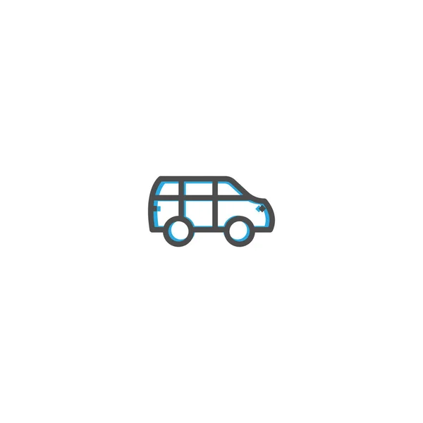 Дизайн иконки автомобиля. Проектирование векторных значков транспорта — стоковый вектор