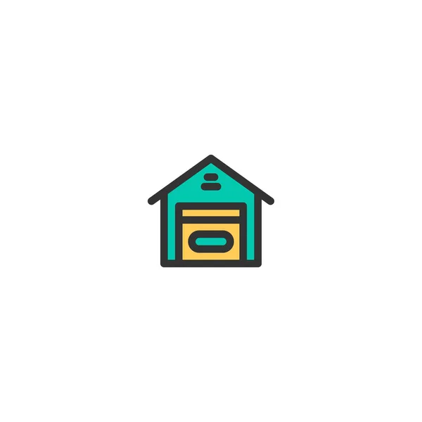 Progettazione di icone del magazzino. design vettoriale icona e-commerce — Vettoriale Stock