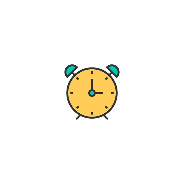 Design des Alarmsymbols. Wesentliches Icon-Vektor-Design — Stockvektor