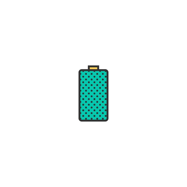 Conception d'icône de batterie. Conception vectorielle icône essentielle — Image vectorielle